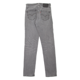 LEVI'S 511 BIG E Jeans Mens Grey Slim Straight Stone Wash W29 L32