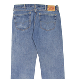LEVI'S 505 Jeans Mens Blue Regular Straight Stone Wash W38 L30