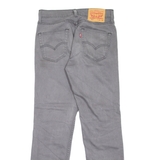 LEVI'S 511 Jeans Mens Grey Slim Straight W29 L30