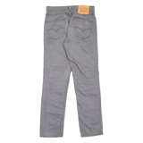 LEVI'S 511 Jeans Mens Grey Slim Straight W29 L30