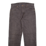 WRANGLER Mens Jeans Grey Regular Straight W33 L32