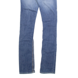 TRUE RELIGION Womens Jeans Blue Slim Straight Stone Wash W24 L33
