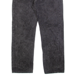 LEVI'S 505 Jeans Mens Grey Regular Straight Stone Wash W36 L30