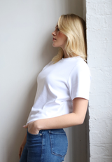 Organic Cotton Relaxed Fit T-Shirt, White