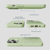Sage Green Lushy Leaves iPhone 13 Pro Max Case