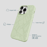 Sage Green Lushy Leaves iPhone 13 Pro Max Case