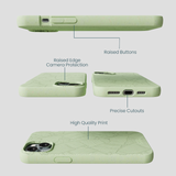 Sage Green Lushy Leaves iPhone 14 Plus Case