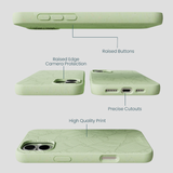 Sage Green Lushy Leaves iPhone 16 Plus Case