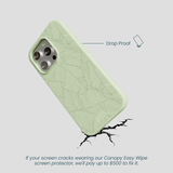 Sage Green Lushy Leaves iPhone 16 Pro Case