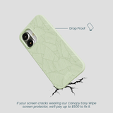 Sage Green Lushy Leaves iPhone 16 Case