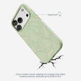Sage Green Lushy Leaves iPhone 17 Pro Case