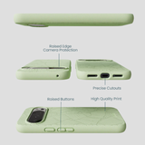 Sage Green Lushy Leaves Google Pixel 10 Pro XL Case