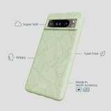Sage Green Lushy Leaves Google Pixel 8 Pro Case