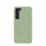 Sage Green Lushy Leaves Samsung Galaxy S23+(Plus) Case