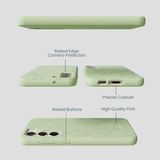 Sage Green Lushy Leaves Samsung Galaxy S24+(Plus) Case