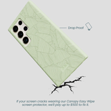 Sage Green Lushy Leaves Samsung Galaxy S24 Ultra Case
