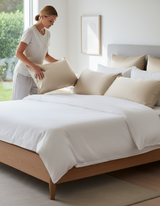 ANYHOUZ Pillowcase 50x75cm Gold Pure Real Silk For Comfortable And Relaxing Home Bed