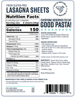 Fresh Gluten-Free Lasagna Sheets (6-Pack)