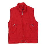 Vintage red Studio Jeans Gilet - mens x-large