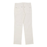 Cavalli Class Jeans - 34W UK 12 White Cotton