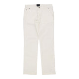 Cavalli Class Jeans - 34W UK 12 White Cotton