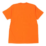Single Stitch 1980s Fighting Illinois.  Screen Stars College T-Shirt - Large Orange Cotton