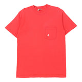 Single Stitch Exit e11even. Pocket T'S Graphic T-Shirt - Large Red Cotton