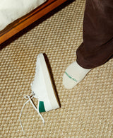 Women's Lace Up | White-Kelly Green