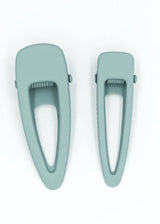 Matte clip set of 2 - Light Blue