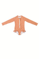 Long sleeve swimsuit - Sienna Gingham