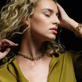 Luna Labradorite Gold Chain Necklace