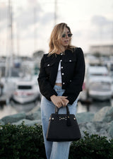 Mini Less Pollution Convertible Crossbody Bag -Luxury Black