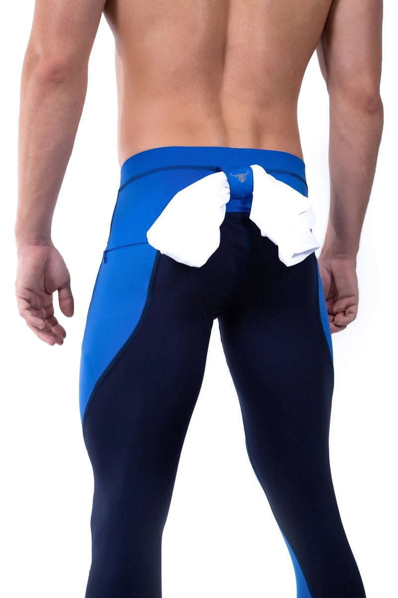 navy blue tights for men