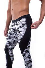 Gray Camo Meggings