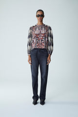 Blouse Junin Celia Blou Sand-Melange