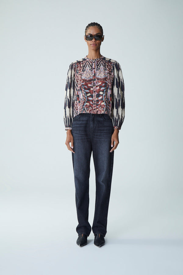 Blouse Junin Celia Blou Sand-Melange