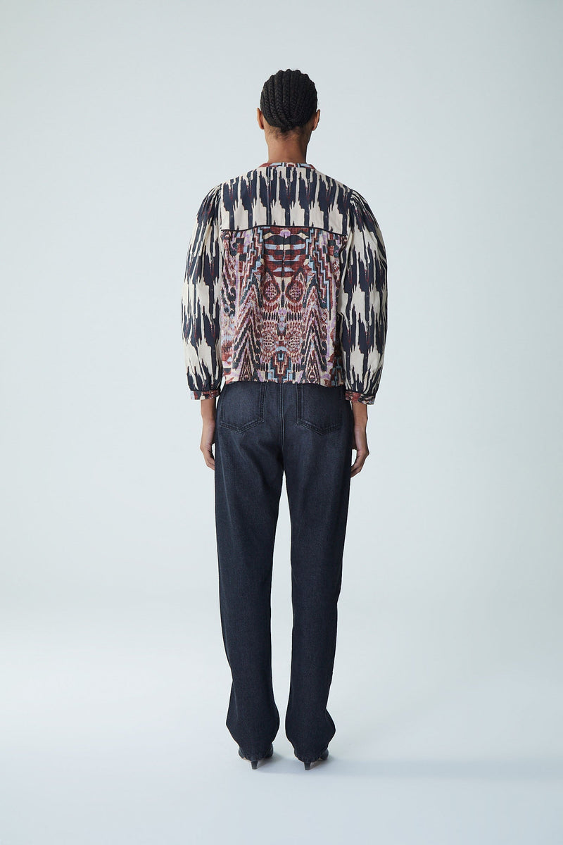 Blouse Junin Celia Blou Sand-Melange