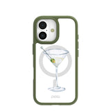 Clear Martini Moment iPhone 17 Case With Forest Floor Ridge (MagSafe included)