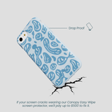 Powder Blue Melting Faces iPhone 6/6s/7/8/SE Case