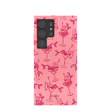 Bubblegum Pink Mermaid Cocktail Samsung Galaxy S24 Ultra Case