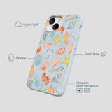 Powder Blue Mermaid Finds iPhone 13 Case