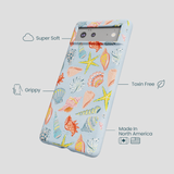 Powder Blue Mermaid Finds Google Pixel 6a Case