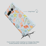 Powder Blue Mermaid Finds Google Pixel 7 Pro Case