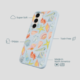 Powder Blue Mermaid Finds Samsung Galaxy S23 Case