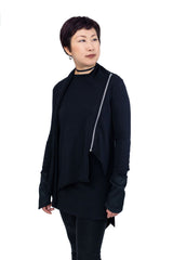 Asymmetrical Zipped Jacket - Last Few