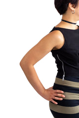 Zipped TENCEL™ Crop Top