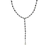 Black Pearl Lariat Chain