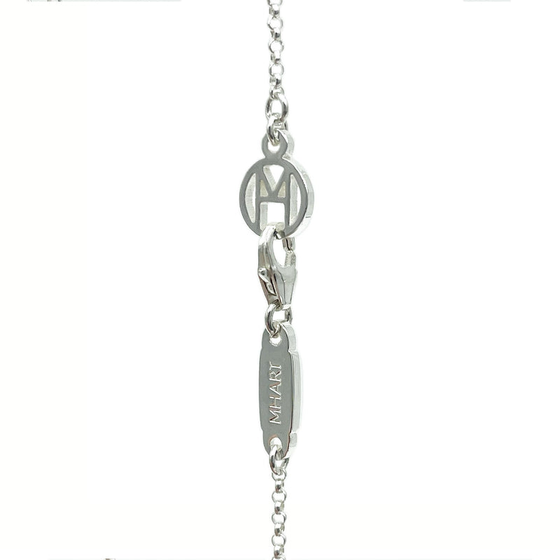Caged Silver Pearl Pendant
