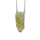 Caged Citrine Quartz Pendant