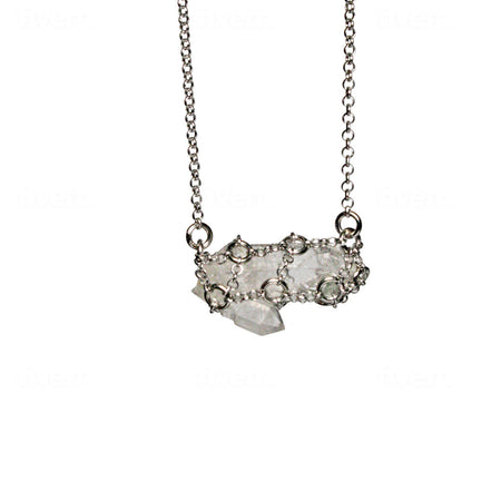 Caged Quartz Necklace